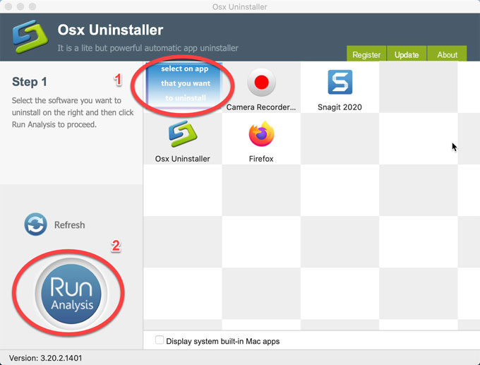 Uninstall Snapz Pro X