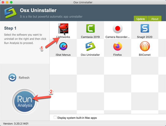 uninstall lightworks