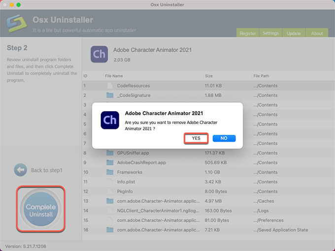 complete uninstall Adobe Character Animator