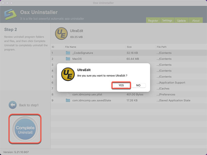 complete uninstall UltraEdit