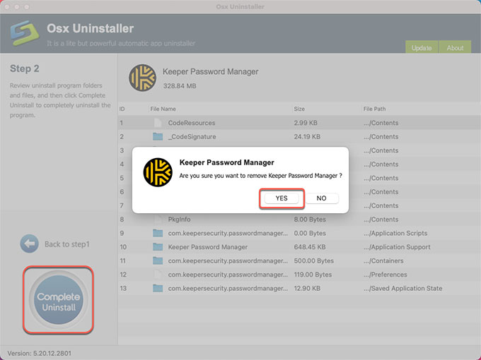 complete uninstall Keeper Password Manager