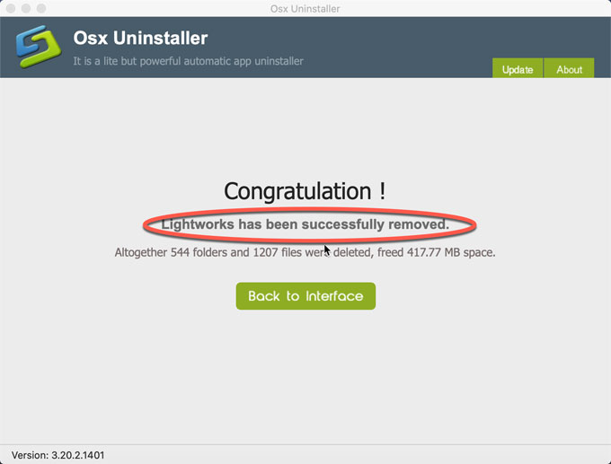 lightworks uninstall