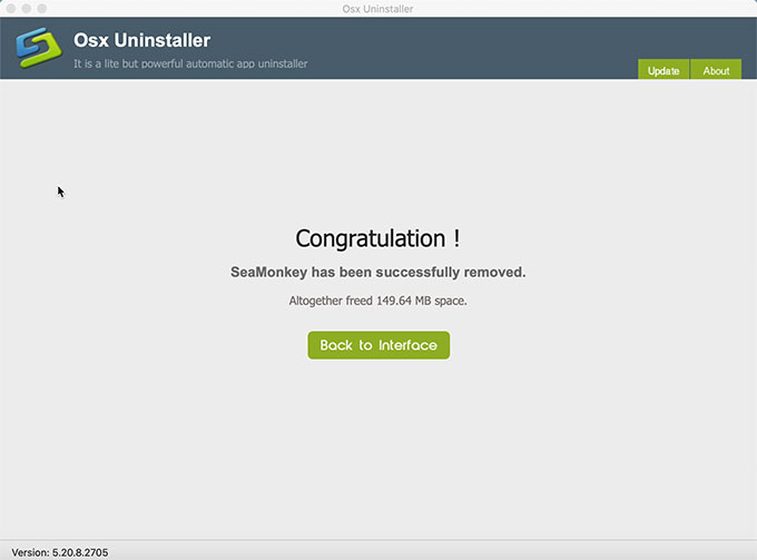 complete uninstall SeaMonkey