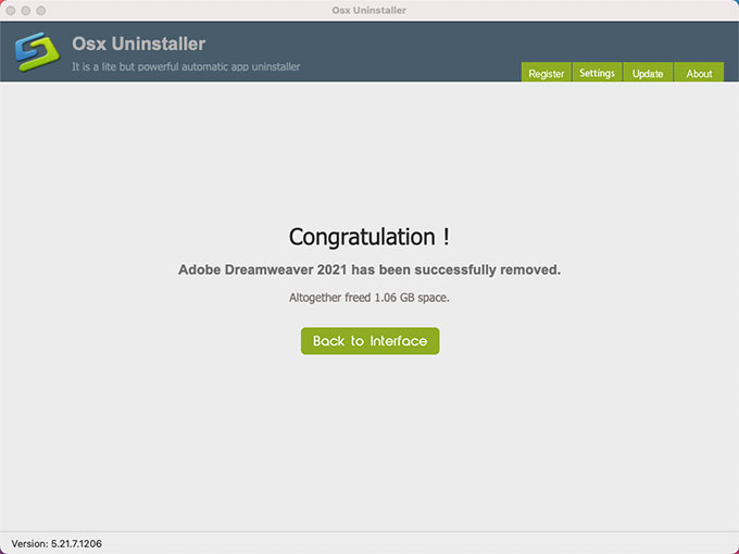 Adobe Dreamweaver uninstall