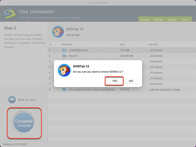 complete uninstall DVDFab