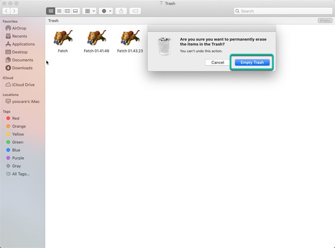 Empty Trash