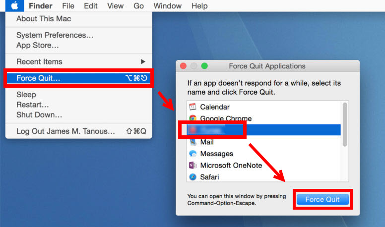 Force Quit Applications