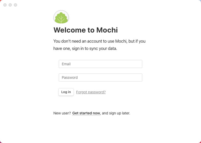 Mochi Cards for Mac
