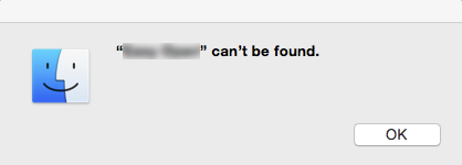 cannot found - mac