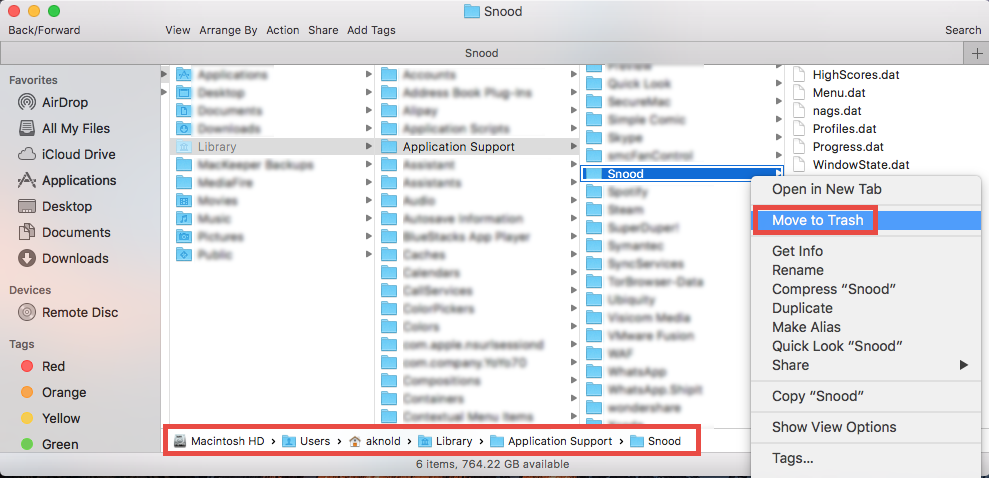 delete snood deluxe leftovers on mac (1)