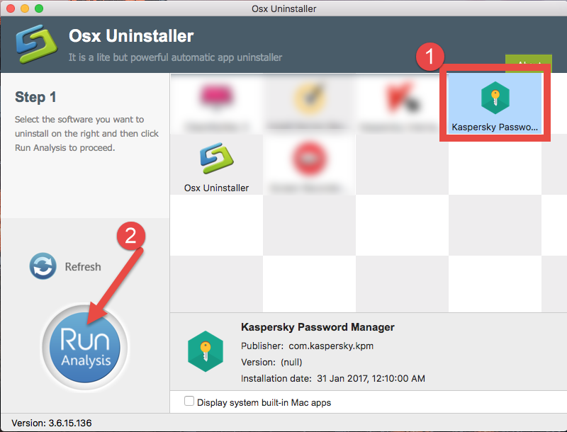 Easily Uninstall Kaspersky Password Manager with Osx Uninstaller (1)