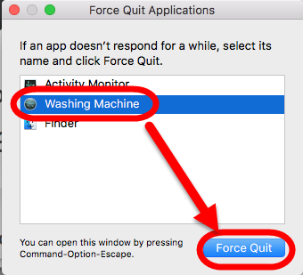 force quit