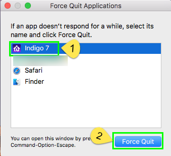 force quit