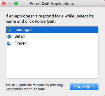 force quit