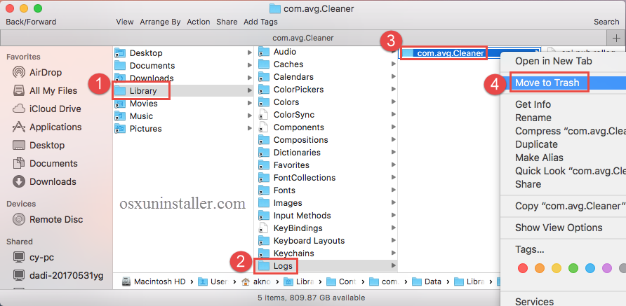 How to Uninstall AVG Cleaner for Mac - osxuninstaller (14)
