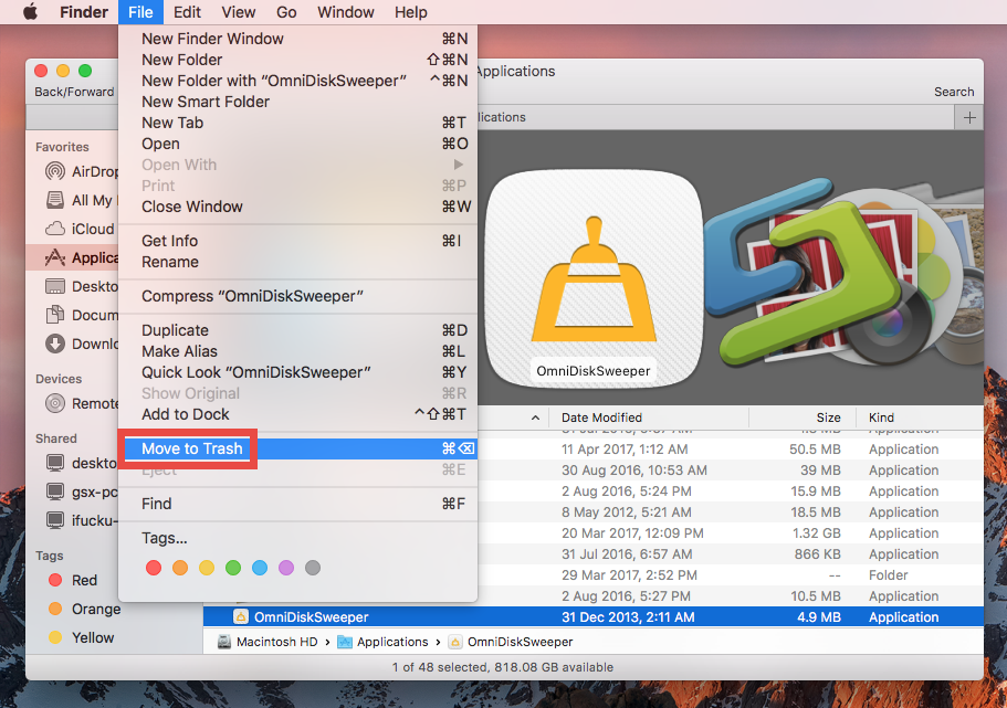 How to Uninstall OmniDiskSweeper Manually - Osxuninstaller (5)