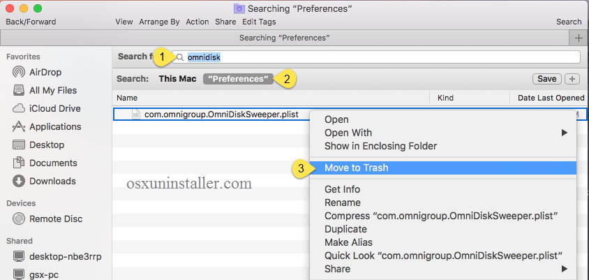 How to Uninstall OmniDiskSweeper Manually - Osxuninstaller (9)