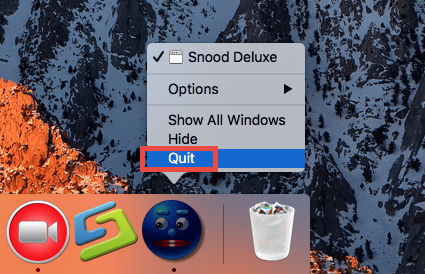How to uninstall Snood Deluxe for Mac (2)