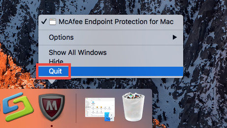 Quit McAfee Endpoint Protection for Mac (2)