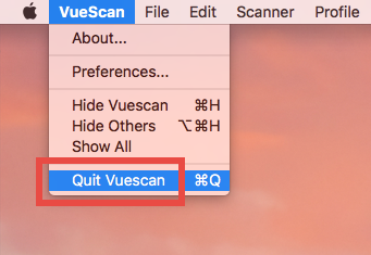 quit VueScan (2)