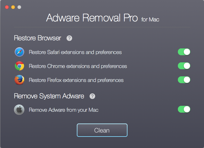 Adware Removal Pro for Mac