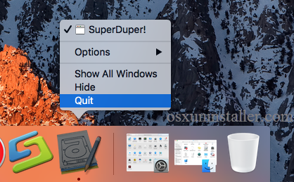 uninstall SuperDuper on Mac