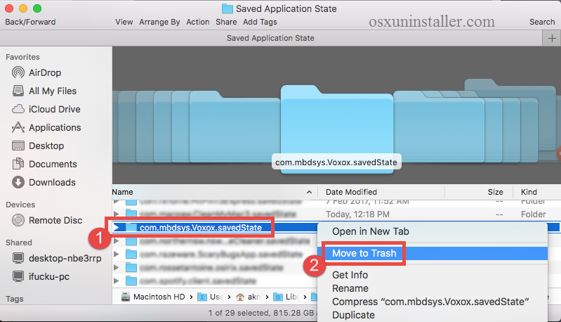 how to uninstall Voxox for Mac
