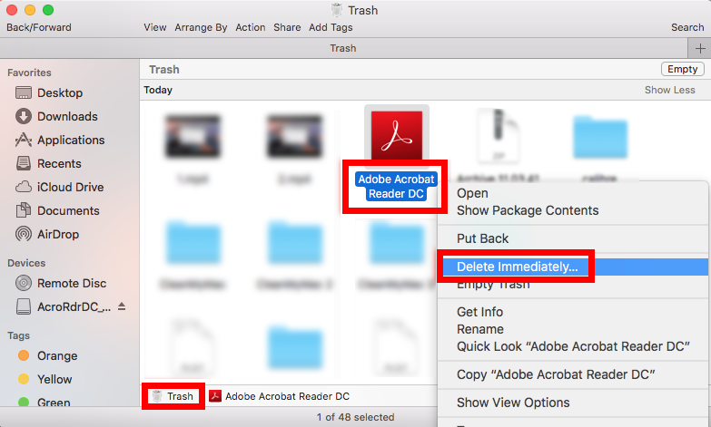 Uninstall Adobe Acrobat Reader for Mac (9)