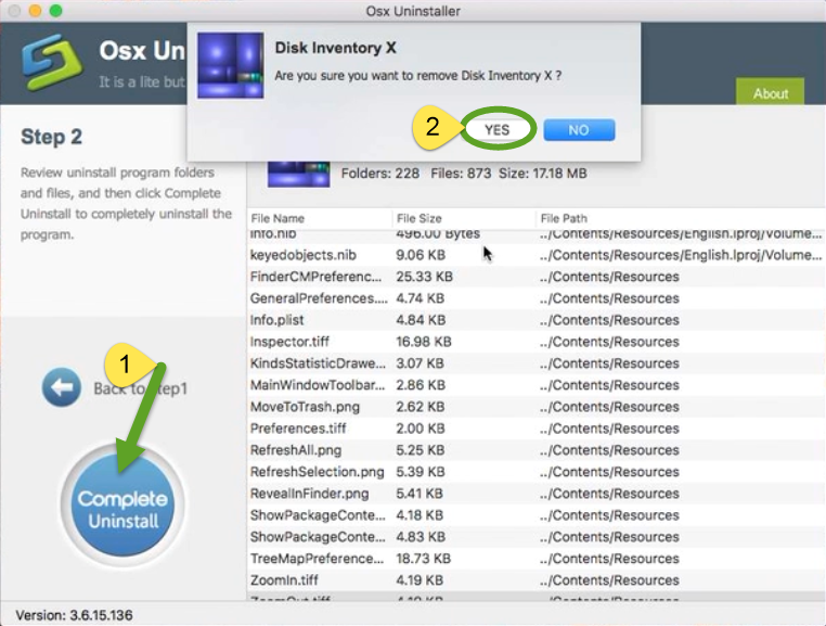 uninstall Disk Inventory X via Osx Uninstaller (2)