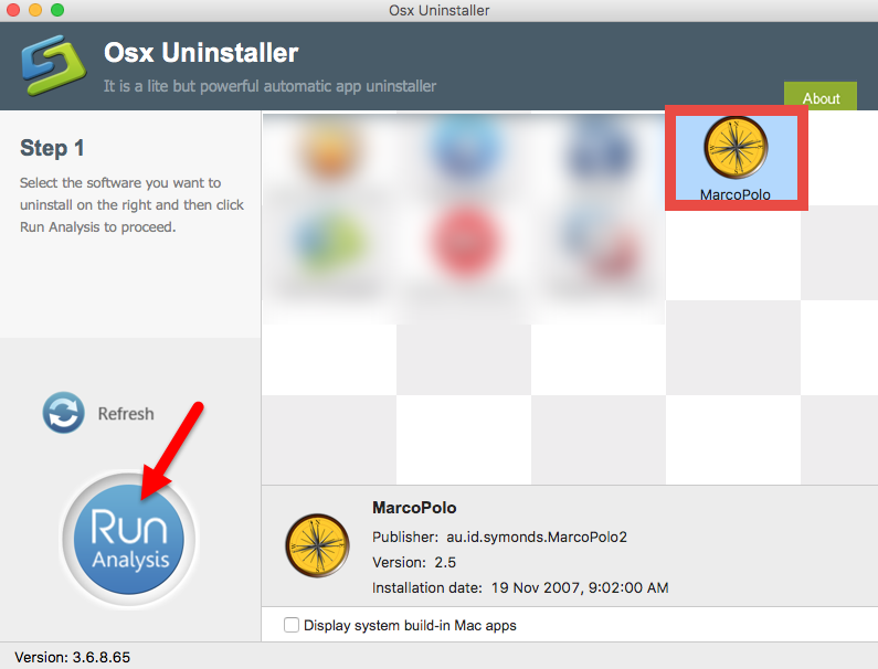 Uninstall MarcoPolo using Osx Uninstaller (1)