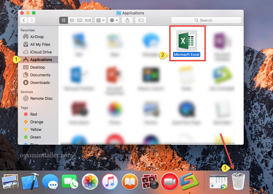 uninstall Microsoft Excel 2016 on macOS - osxuninstaller (1)