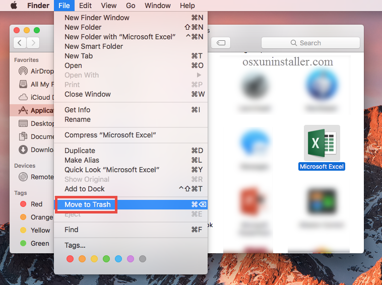 uninstall Microsoft Excel 2016 on macOS - osxuninstaller (3)