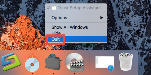 uninstall Toast Titanium for mac - osx uninstaller (2)