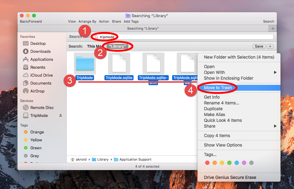 uninstall TripMode for mac - osx uninstaller (10)