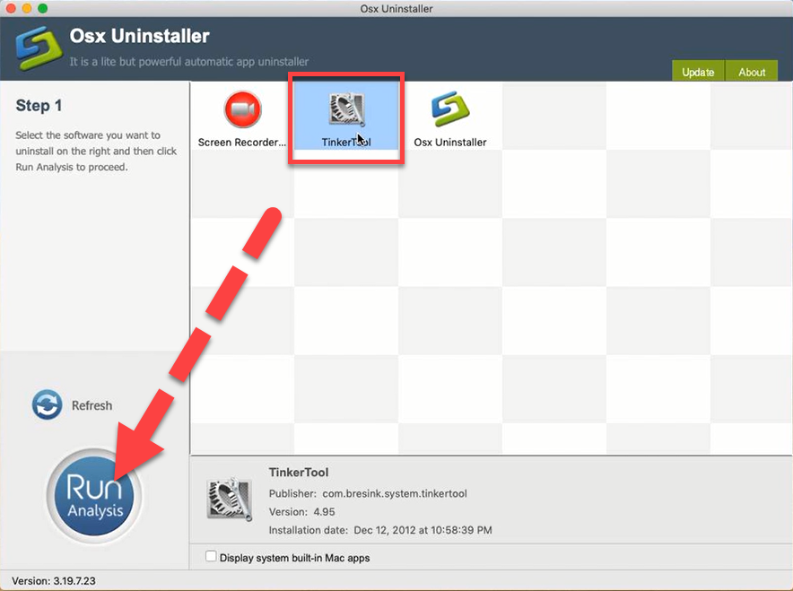 uninstall TinkerTool